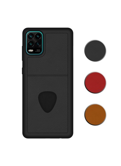 FitCase Xiaomi Mi 10 Lite Kılıf Proda Deri Tek Kartlık Cepli Kapak