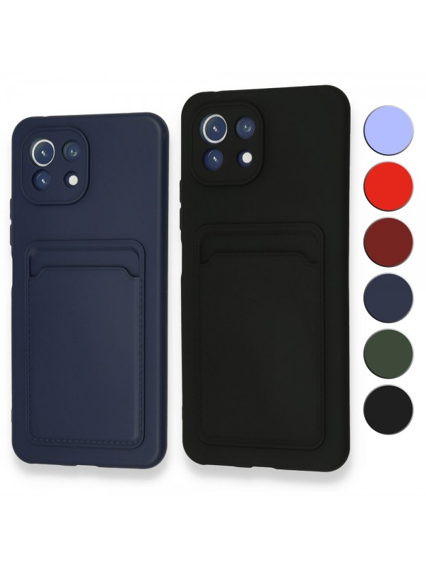 FitCase Xiaomi Mi 11 Lite Cardy Soft Kartlık Cepli Silikon Kapak…
