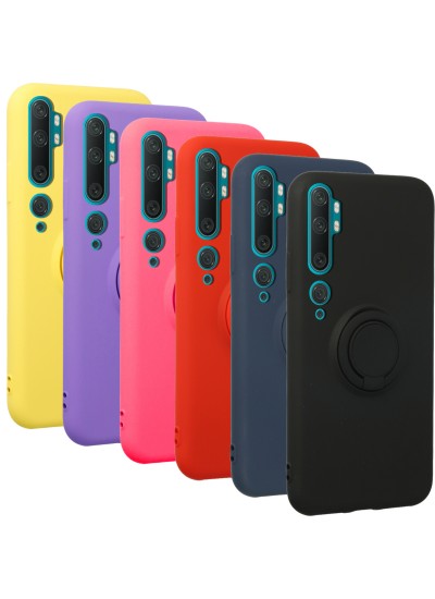 FitCase Xiaomi Mi Note 10 Kılıf Viktor Ring Arka Kapak