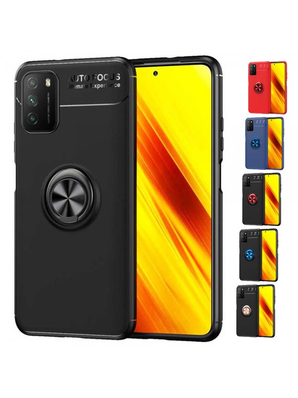 FitCase Xiaomi Poco M3 Kılıf Auto Focus Ring Arka Kapak…