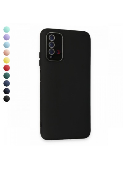 FitCase Xiaomi Redmi 9T Glass Kamera Korumalı Lansman Silikon Kapak