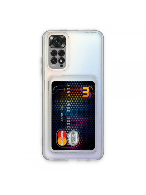Xiaomi Redmi Note 11 / Note 11s Kılıf Cardy Şeffaf Kartlık Cepli Kapak…