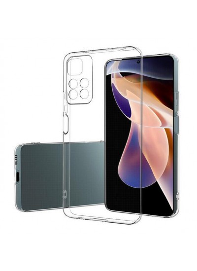 Xiaomi Redmi Note 11T 5G / Poco M4 Pro 5G Kılıf Kamera Korumalı Silikon Şeffaf Arka Kapak