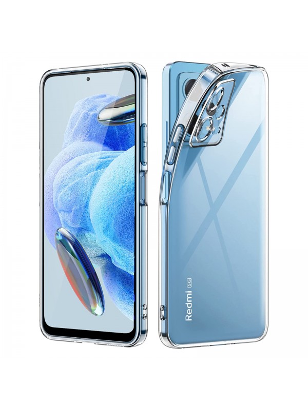 Xiaomi Redmi Note 12 Pro 5G Kılıf Kamera Korumalı Silikon Şeffaf Arka …