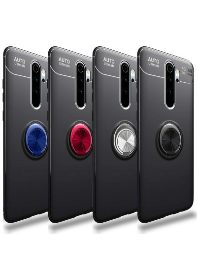 FitCase Xiaomi Redmi Note 8 Pro Kılıf Auto Focus Ring Arka Kapak