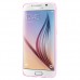 Samsung Galaxy S6 EDGE (G925) Kılıf Soft Silikon Şeffaf-Pembe Arka Kapak