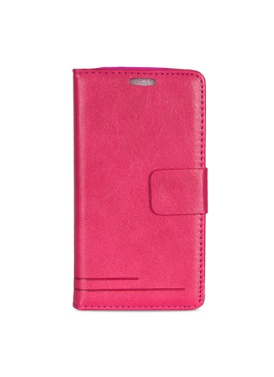 General Mobile Discovery 2 Mini Cüzdanlı ve Standlı Kılıf Kırmızı