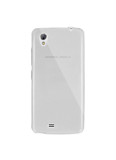 General Mobile Discovery 2 Mini Kılıf Soft Silikon Şeffaf Arka Kapak