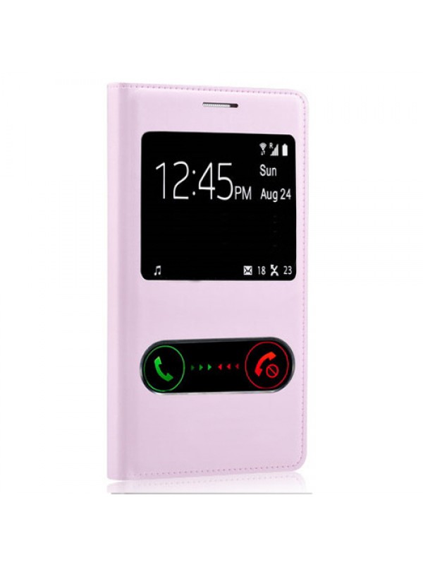 General Mobile Discovery 2 S View Dikişli Deri Çift Pencereli Kılıf Pu…