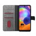 General Mobile GM 20 Pro Kılıf FitCase Fabric Kapaklı Cüzdanlı