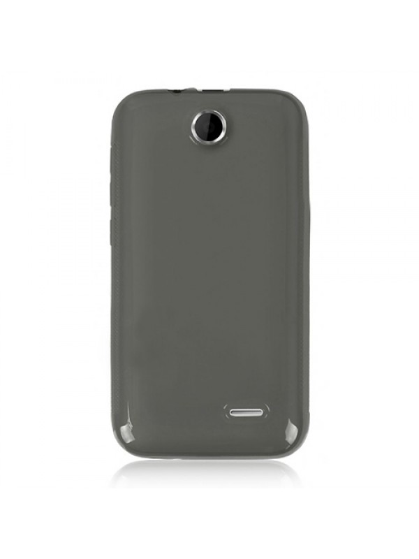HTC Desire 310 Mini Kılıf Soft Silikon Şeffaf-Siyah Arka Kapak…