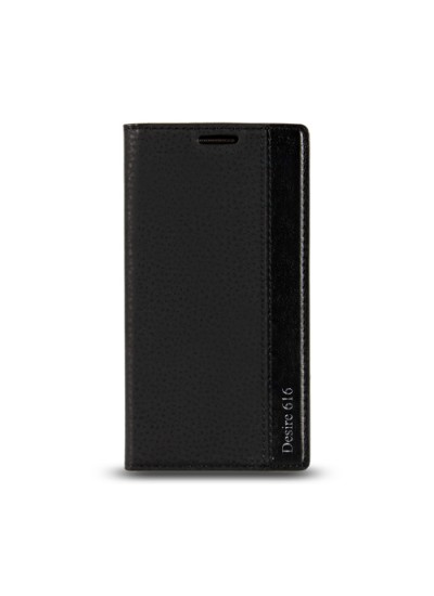 HTC Desire 616 Gizli Mıknatıslı Magnum Kılıf Siyah