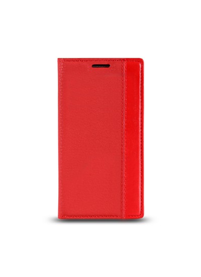HTC Desire EYE Gizli Mıknatıslı Premium Magnum Kılıf Kırmızı