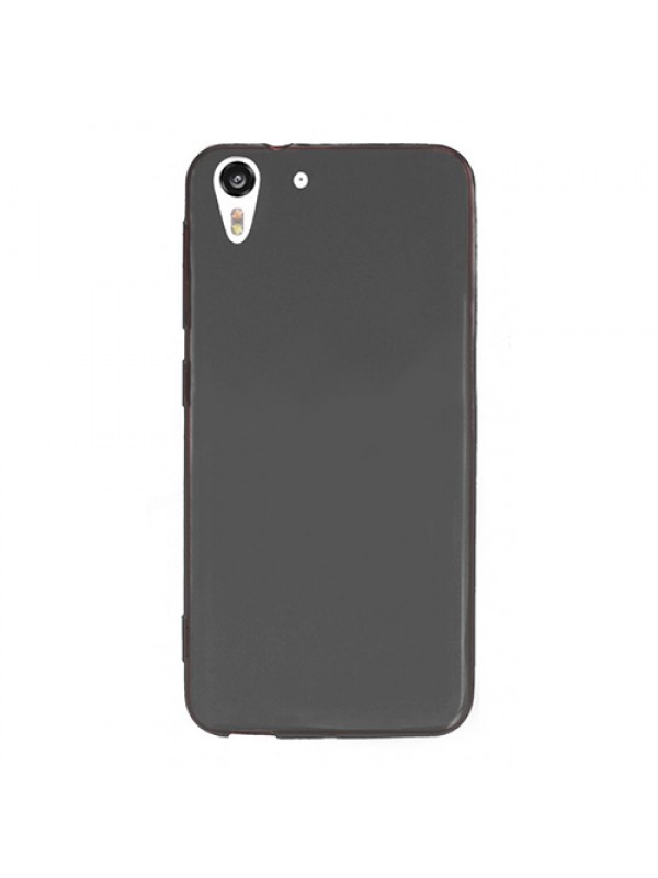 HTC Desire EYE Kılıf Soft Silikon Şeffaf-Siyah Arka Kapak…
