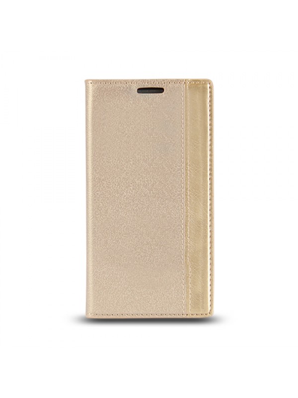 HTC One E8 Gizli Mıknatıslı Premium Magnum Kılıf Gold…