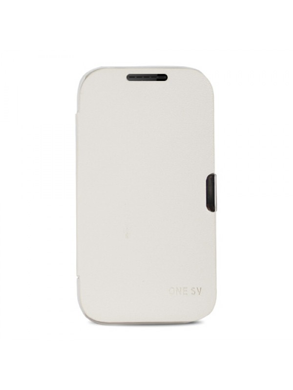 HTC One M7 Mıknatıslı Flip Case Kılıf Beyaz…