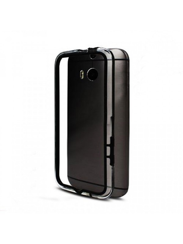 HTC One M8 Bumper Çerçeve Kılıf Siyah…