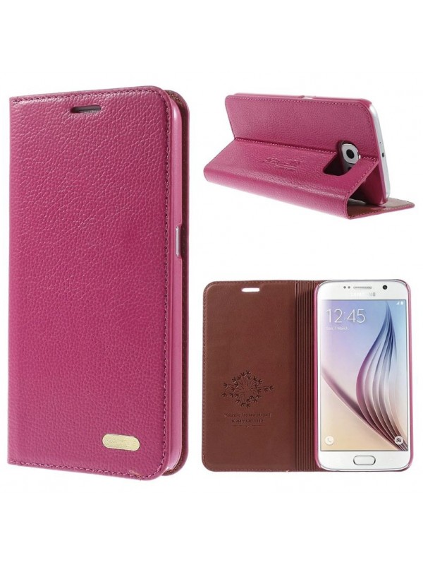 HTC One M8 KAIYUE Cüzdanlı Standlı Deri Kılıf Kırmızı…