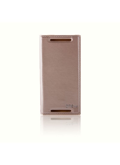 HTC One M9 Gizli Mıknatıslı Premium Magnum Kılıf Gold