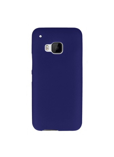 HTC One M9 Ultra İnce TPU Arka Kapak Lacivert