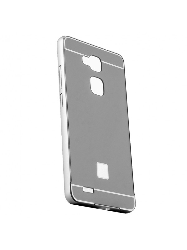 Huawei Ascend Mate 7 Arkası Metal TPU Kapak Armor Füme…
