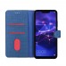 Huawei Mate 20 Lite Kılıf FitCase Fabric Kapaklı Cüzdanlı