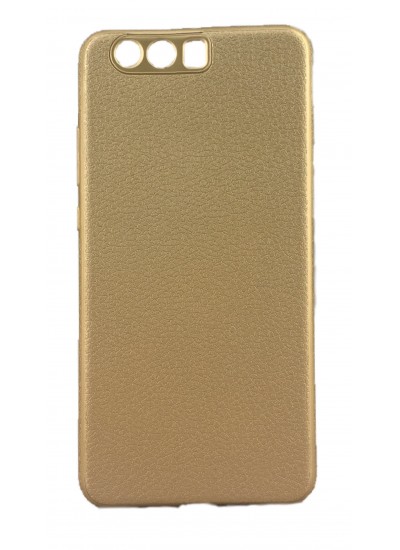 Huawei P10 PLUS Premium Rind Silikon Arka Kapak Gold