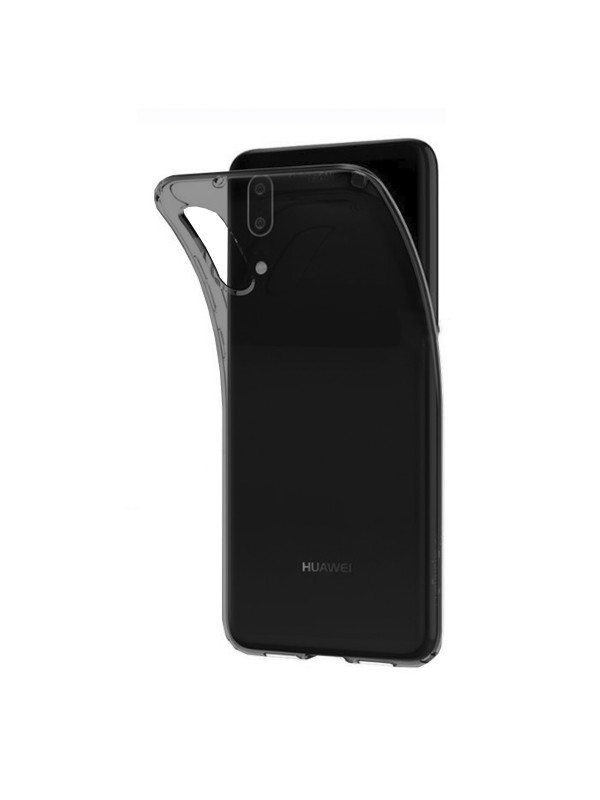 Huawei P20 PRO Kılıf Soft Silikon Şeffaf-Siyah Arka Kapak…
