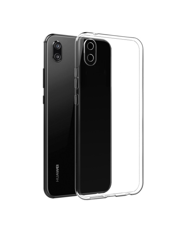 Huawei Y5 2019 Kılıf FitCase Toz Koruma Tıpalı Şeffaf Arka Kapak