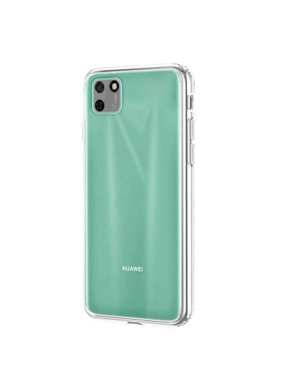 Huawei Y5p Kılıf FitCase Toz Koruma Tıpalı Şeffaf Arka Kapak