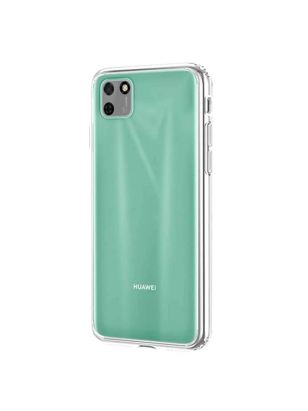 Huawei Y5p Kılıf FitCase Toz Koruma Tıpalı Şeffaf Arka Kapak