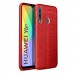 Huawei Y6p Kılıf Focus Deri Desen Silikon Arka Kapak