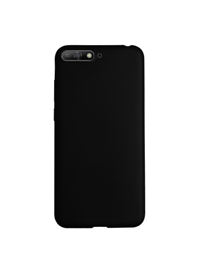 Huawei Y7 (2017) Kılıf FitCase PremiumS Silikon Arka Kapak Siyah