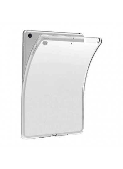 iPad 7 10.2" Kılıf Şeffaf Silikon Arka Kapak
