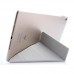iPad Mini / Mini 2 / Mini 3 Üçgen Çizgili Standlı Kılıf Gold