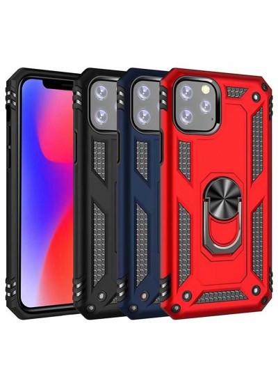 iPhone 11 Kılıf Panzer Ring Tam Koruma Arka Kapak