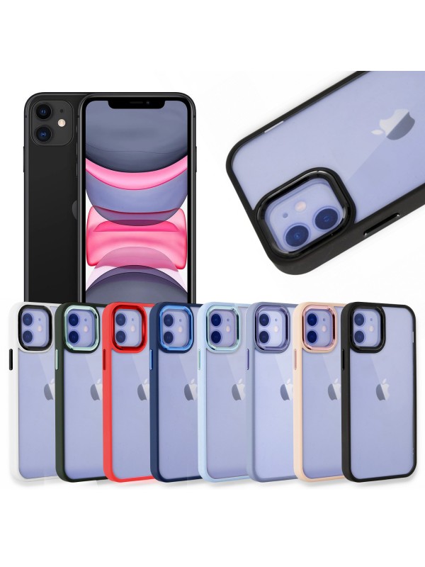 iPhone 12 / 12 Pro Kılıf Luna Lens Kamera Çerçeveli Silikon Kapak…