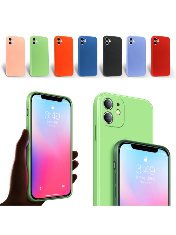 iPhone 12 Kılıf Kamera Korumalı Lansman Silikon Kapak…