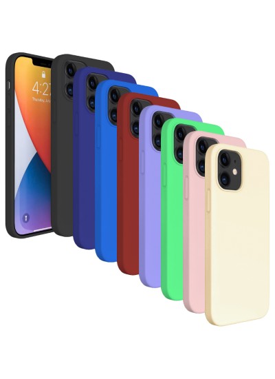 iPhone 12 Mini Kılıf FitCase PremiumS Silikon Arka Kapak
