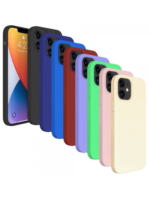 iPhone 12 Mini Kılıf FitCase PremiumS Silikon Arka Kapak…