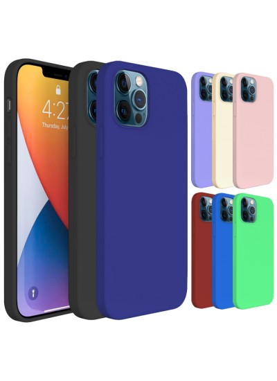 iPhone 12 Pro Max Kılıf FitCase PremiumS Silikon Arka Kapak