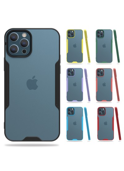 iPhone 12 Pro Max Kılıf Platin Matte Silikon Arka Kapak