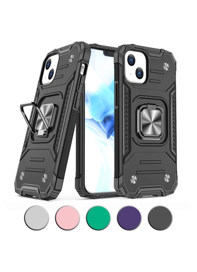 iPhone 13 Mini Kılıf Kickstand Ring Tam Koruma Kapak