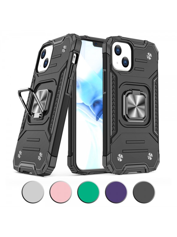 iPhone 13 Mini Kılıf Kickstand Ring Tam Koruma Kapak…
