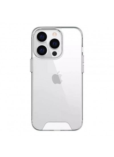 iPhone 13 Pro Kılıf Space Seri Lux Silikon Şeffaf Kapak