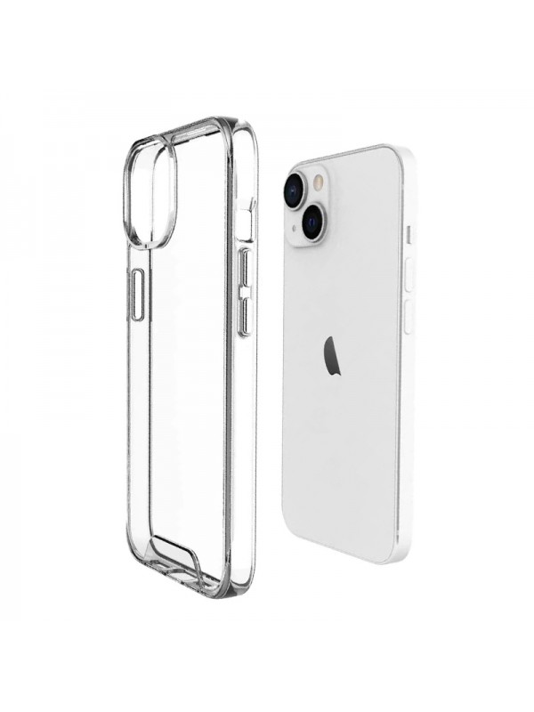 iPhone 14 Plus Kılıf Space Seri Lux Silikon Şeffaf Kapak…