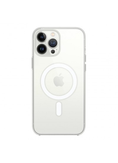 iPhone 14 Pro Kılıf Magsafe Özellikli Şeffaf Silikon Kapak