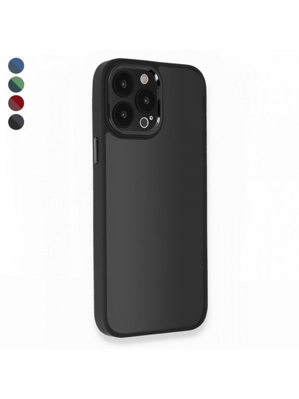 iPhone 14 Pro Max Kılıf Freya Lazer Lens Kamera Çerçeveli Silikon Kapak