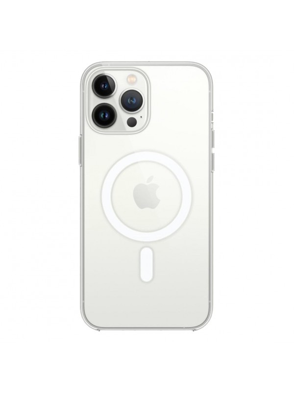 iPhone 14 Pro Max Kılıf Magsafe Özellikli Şeffaf Silikon Kapak