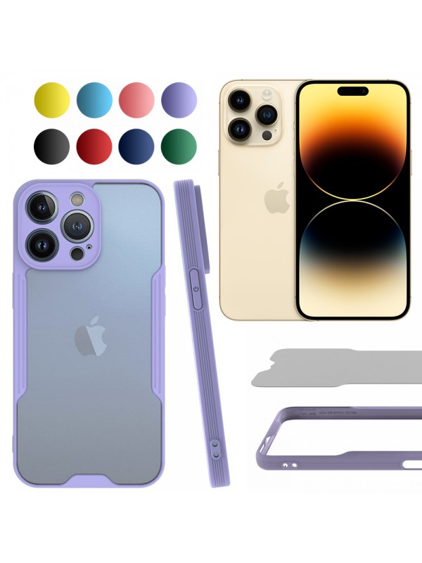 iPhone 14 Pro Max Kılıf Platin Matte Silikon Arka Kapak